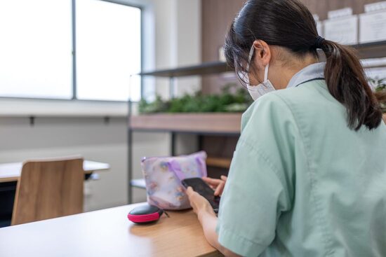 休憩の様子